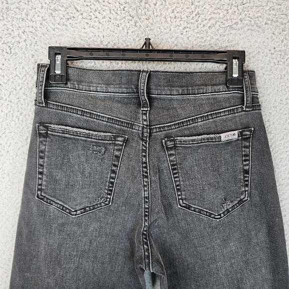 Joe's Womens High Rise Lilibet Straight Leg Jeans Sz 25x27 Distressed Stretch - Picture 9 of 14